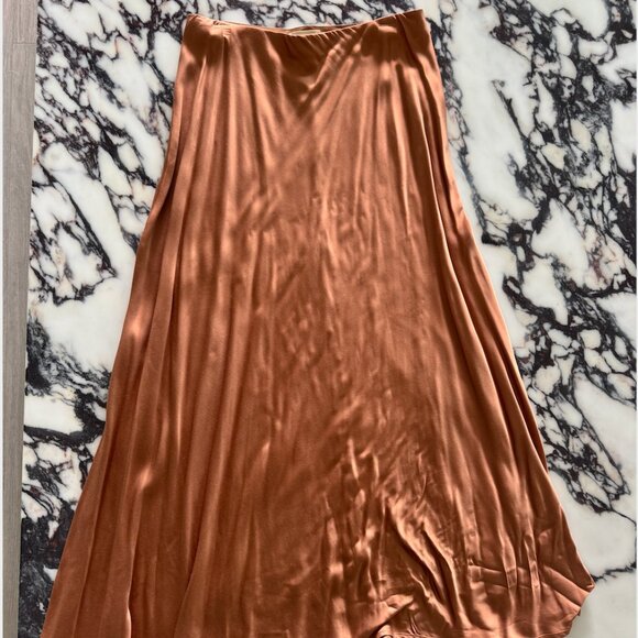 L'agence Women's Clarisa Maxi Skirt In Soft Tan. Worn once. Size S - Picture 4 of 8